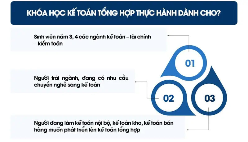 khóa học kế toán tổng hợp thực hành dành cho?