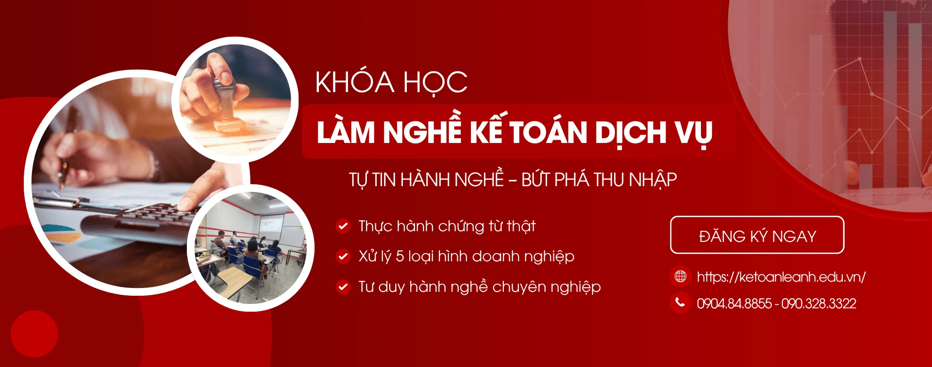 Khóa học kế toán dịch vụ thực chiến